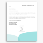 carta responsiva de trabajo
